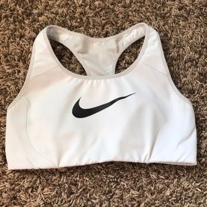 Nike White Sports Bra